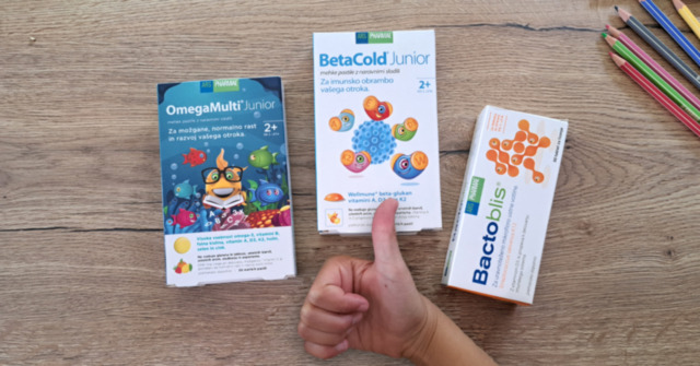 Se BetaCold Junior in OmegaMulti Junior lahko uživata skupaj?